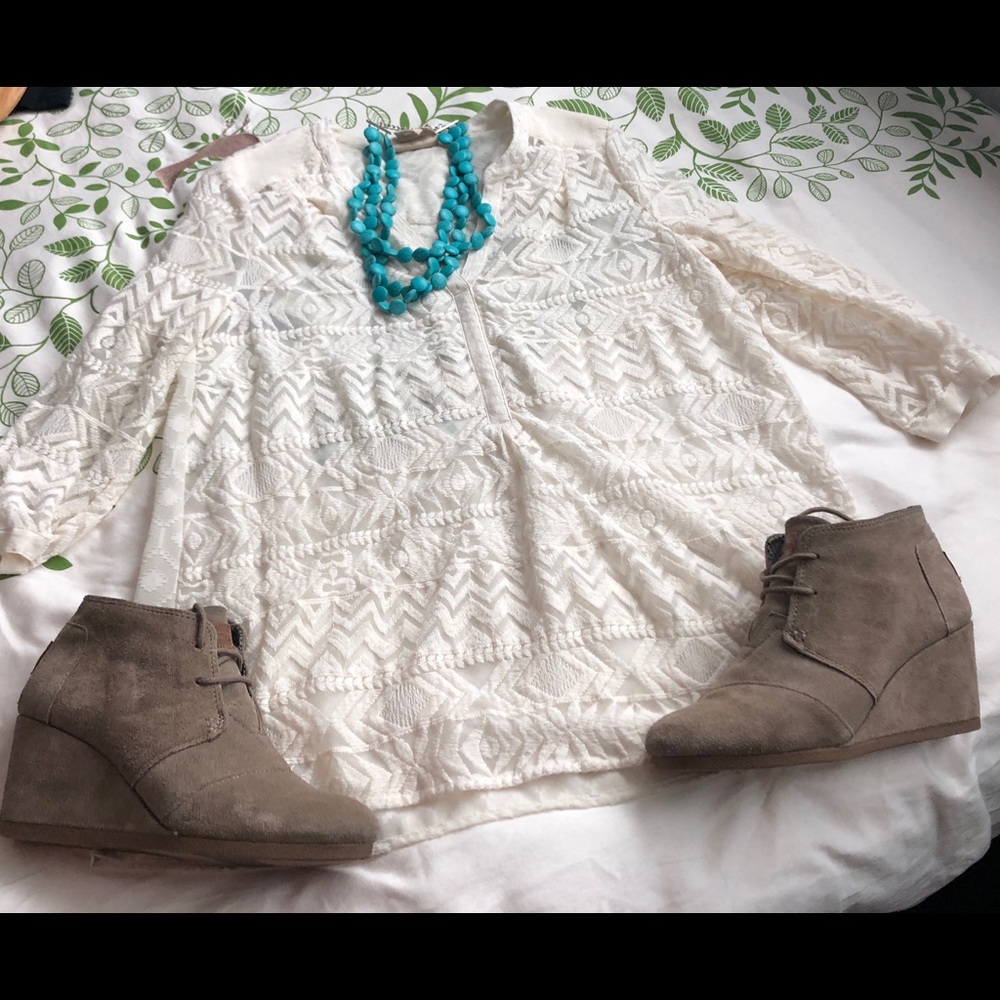 Sheer Lace Top